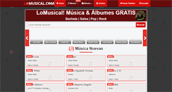 Desktop Screenshot of lomusical.com