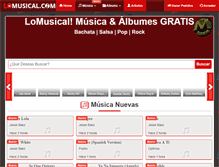 Tablet Screenshot of lomusical.com